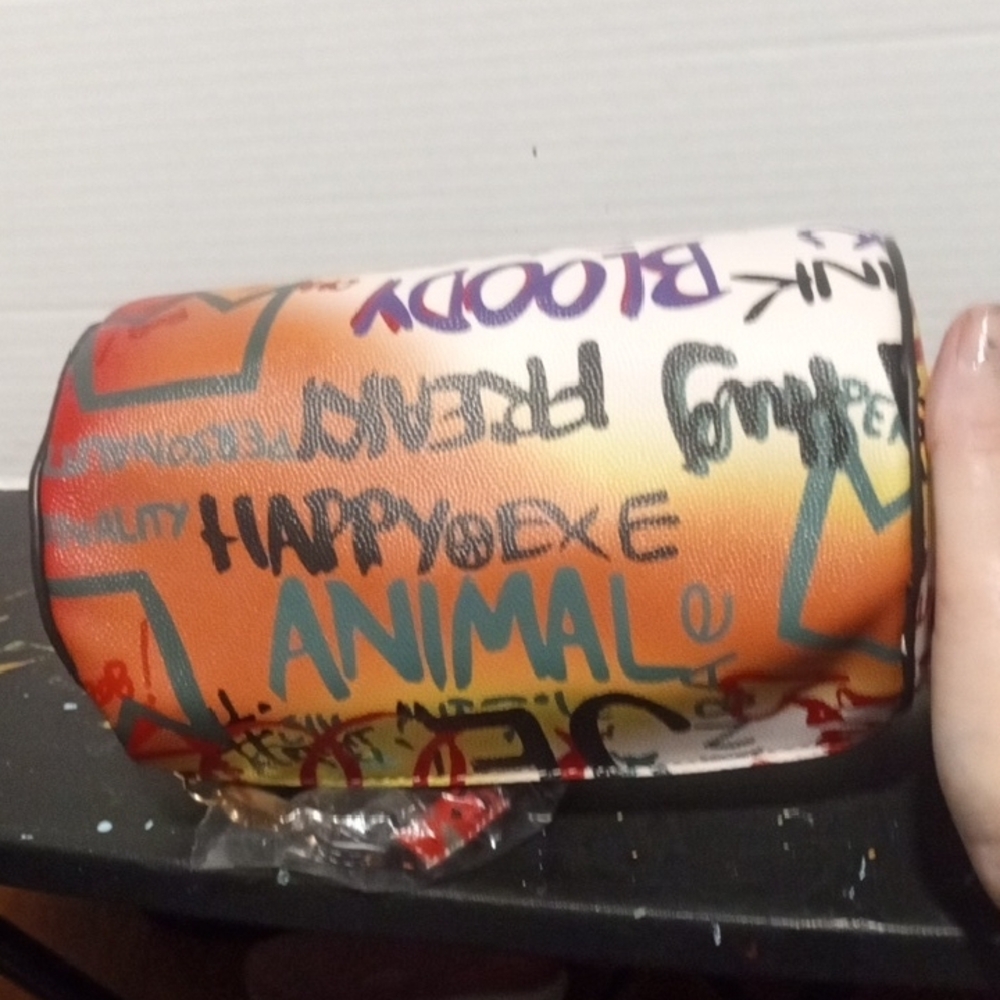 Source Unknown Multicolor Graffiti Clutch - image 4